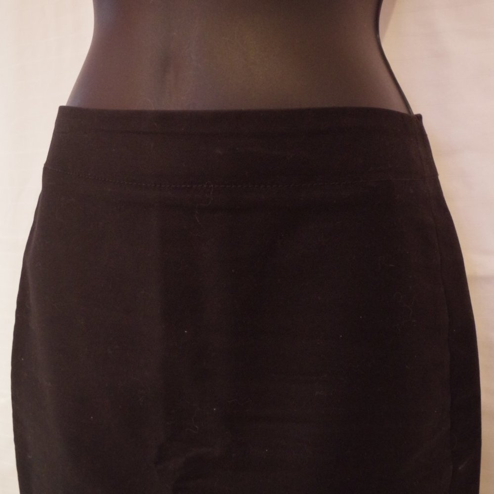 J. Crew No. 2 Pencil Black Cotton Skirt- Sz. 0P - Picture 5 of 8